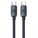 Кабель Type-C - Type-C, Baseus Crystal Shine Series 100Вт, 2метра, черный CAJY000701