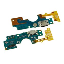 Шлейф для TECNO Pop 2 Power (B1P), конектора зарядки, з мікрофоном, (плата зарядки)