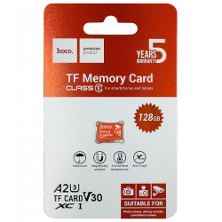 Карта памяти 128 GB microSD Hoco TF ultra-high-speed memory card CL10