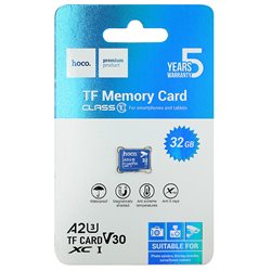 Карта памяти 32 GB microSD Hoco TF ultra-high-speed memory card CL10