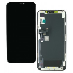 Дисплей для iPhone 11 Pro Max, черный, с рамкой, High Copy, без микросхемы, (OLED), GX OEM hard