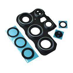 Стекло камеры для Samsung S928 Galaxy S24 Ultra, черный, с рамкой