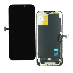 Дисплей для Apple iPhone 12 Pro Max, чорний, з рамкою, China Quality, (TFT), GXYK