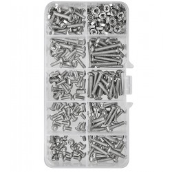 Набор нержавеющих винтов М3 с гайками 340шт. нерж. 304