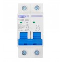 Автоматический выключатель переменного тока TOMZN TOB1-63H-C16, 2P, 230В-400В, 16А