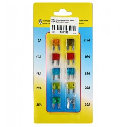 Набор предохранителей AMFM 5-30A 10шт (mini 11mm)