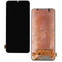 Дисплей для Samsung A705 Galaxy A70, A705F / DS Galaxy A70, чорний, з тачскріном, оригінал (переклеєне скло)