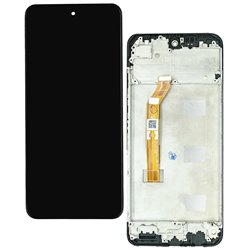 Дисплей для Realme C71, чёрный, с сенсорным экраном (дисплейный модуль), с рамкой, European версия, High quality