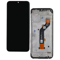 Дисплей для Tecno Spark 8C, черный, с рамкой, оригинал (PRC), (FPC6605-2), KG5k, KG5j