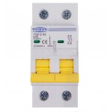 Автоматичний вимикач постійного струму TOMZN TOB1Z-63, 2P, 600 В, 25А, PV