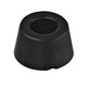 Резиновая ножка под винт для корпуса, черная d=15мм, h=10.0мм