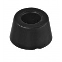 Резиновая ножка под винт для корпуса, черная d=15мм, h=10.0мм