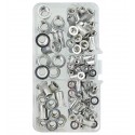 Набор алюминиевых гаек М2-М8 100шт клепальные