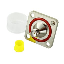 Переходник N/SMA-KKF N female - SMA female IP67 25*25mm