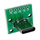 Плата печатная с разъемом USB Type-C female 5 pin vertical