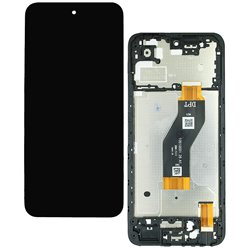 Дисплей для Tecno Spark Go 2 (KM4), чёрный, с рамкой, High Quality