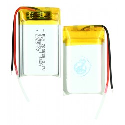 Аккумулятор универсальный, 30 мм, 20 мм, 7 мм, Li-ion, 3,7 В, 400 мАч 702030p