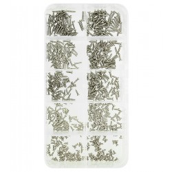 Набор никелированных шурупов PA1.2, PA1.4 500шт. полукр. PH