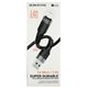Кабель Micro-USB - USB, Borofone BU35, 1,2 метра, 2,4А, черный