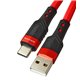 Кабель Type-C - USB, Borofone BU35, 1,2 метра, 3А, красный