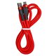 Кабель Type-C - USB, Borofone BU35, 1,2 метра, 3А, красный
