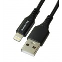 Кабель Lightning - USB, Borofone BX54, в тканевой оплетке, 1 метр, 2,4А