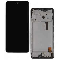 Дисплей для Xiaomi Redmi Note 12 Pro 4G, черный, с рамкой, High quality, (OLED)