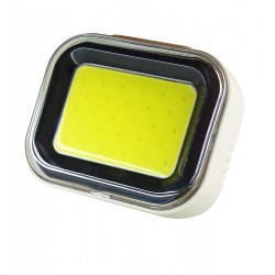 Налобний ліхтарик CY-2027-B-COB(white+red), Li-Ion акумулятор, Type-C (Чорний)