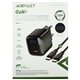 Зарядное устройство Acefast GaN A115 PD30W с LED дисплеем (Черный) с кабелем Type-C - Type-C