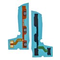 Шлейф для Xiaomi 12T, 12T Pro, кнопок звуку, кнопки ввімкнення