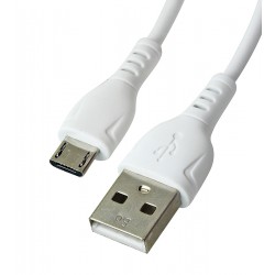 Кабель Micro-USB - USB, Borofone BX51, 1 метр, 2,4А, белый