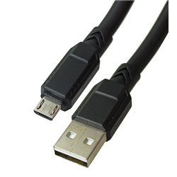 Кабель Micro-USB - USB, Borofone BX81, 1 метр, 2,4А, силиконовый, черный