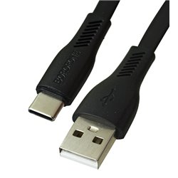 Кабель Type-C - USB, Borofone BX85, 1 метр, 3А, силиконовый