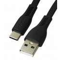 Кабель Type-C - USB, Borofone BX85, 1 метр, 3А, силиконовый