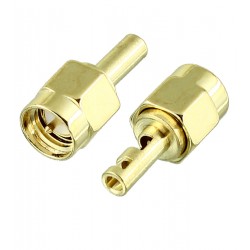 Штекер SMA-J male на кабель RG178 ver1