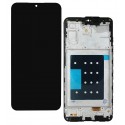 Дисплей для Samsung A175 Galaxy A17 4G, чорний, з рамкою, High Quality, (OLED)