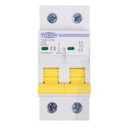 Автоматический выключатель постоянного тока TOMZN TOB1Z-63, 2P, 600 В, 32А, PV