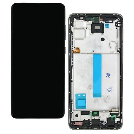 Дисплей для Samsung A525 Galaxy A52, A526 Galaxy A52 5G, белый, с рамкой, с широким ободком, China Quality, (TFT)