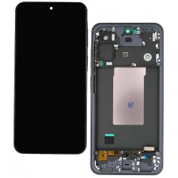 Дисплей для Samsung A566 Galaxy A56 5G (2025), чорний, з чорною рамкою, China Quality, (TFT)