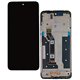 Дисплей для Motorola Moto G35, чорний, з рамкою, High Quality