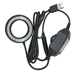 Кольцевая Aida LED-26 подсветка, с регулировкой яркости, для микроскопов серии XTX, питание от USB 5V