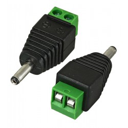 Штекер питания DC 3.5/1.35мм L=10мм с клеммником