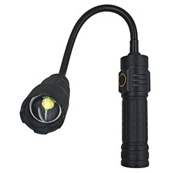 Фонарик рабочий свет G-39-P50+COB(white+red) (1x18650, магнит, Type-C, zoom)