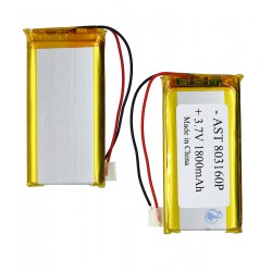 Аккумулятор универсальный, 31 мм, 60 мм, 8 мм, Li-ion, 3,7 В, 1800 мАч, 803160P