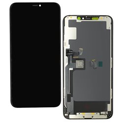 Дисплей для Apple iPhone 11 Pro Max, чёрный, с рамкой, High Quality, DD-OLED