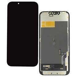 Дисплей для Apple iPhone 13, чёрный, с рамкой, High Quality, DD-OLED