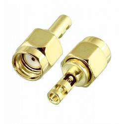 Штекер RP-SMA-J male на кабель RG178 ver1