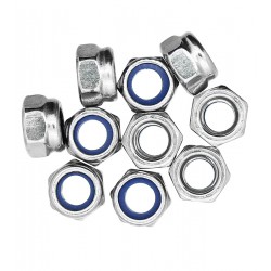 Гайка шестигранна самоконтряща М5, anti-slip hex nut (10 шт.)