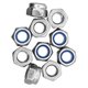 Гайка шестигранна самоконтряща М4, anti-slip hex nut (10 шт.)