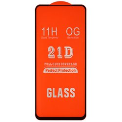 Закалене захисне скло для Motorola Moto G32, Moto G62 5G, Moto G73 XT2237, Oppo Reno4 4G, Full Glue, без упаковки, чорний